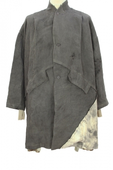 Chiahung Su Grey Overdyed and Distressed Jacket