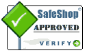 This website is a registered member of the SafeShop Approval Program and meets the industry agreed requirements as a member business. Click to Verify.