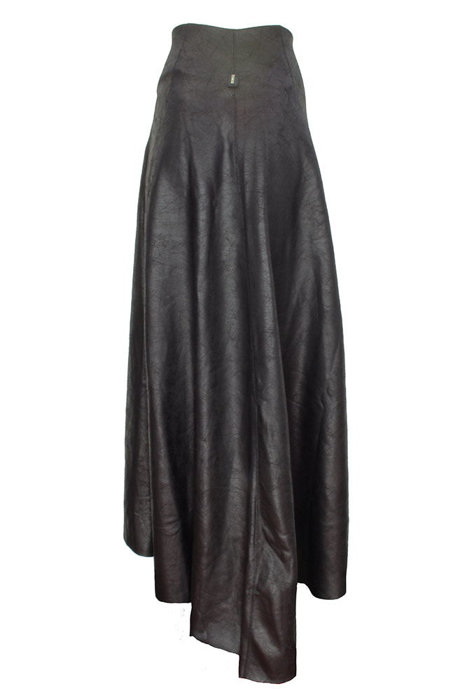 David's Road David's Road Black Maxi leather effect skirt | Corniche