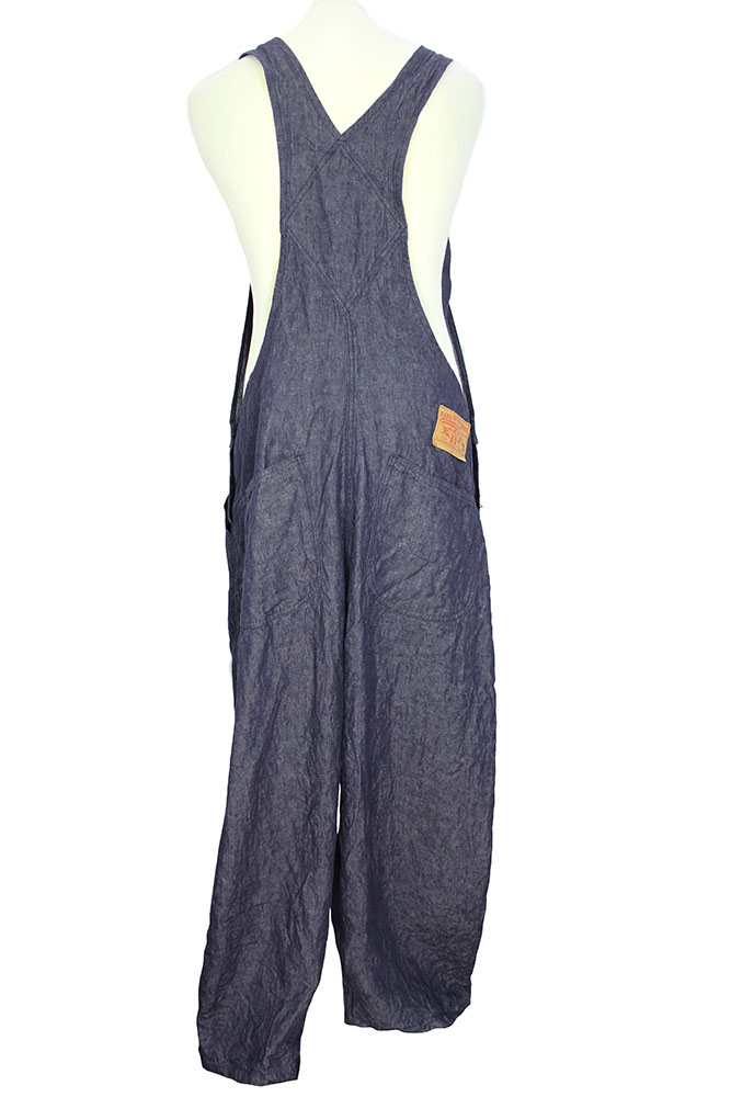 Klasica Klasica Low Drop Crotch Navy Blue Overalls Corniche