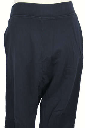 Rundholz Trousers Low-crotch, cut-off trousers in Dark Navy view 2 Rundholz Trousers Low-crotch, cut-off trousers in Dark Navy view 2