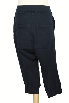 Rundholz Trousers Low-crotch, cut-off trousers in Dark Navy view 3 Rundholz Trousers Low-crotch, cut-off trousers in Dark Navy view 3