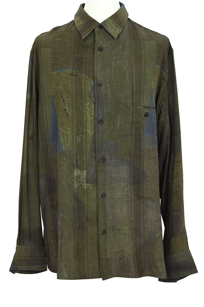 Ziggy Chen Ziggy Chen long sleeved shirt in print fabric | Corniche 