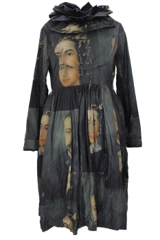 Aleksandr Manamis Mixed Print Colours Printed fabric Dress