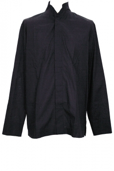 Davids Road Black Tuxedo Style Shirt