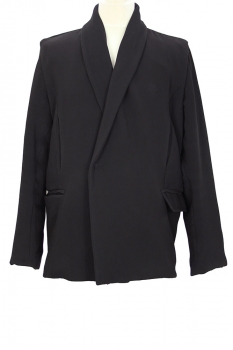 Davids Road Black Padded single button Jacket with shoulder detail