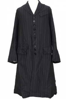 Klasica Browny Dye Stripe Long Stripe Shirt