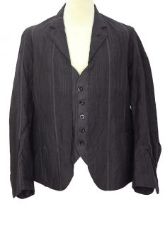 Klasica Iron Stripe Pinstripe Ardoise Jacket