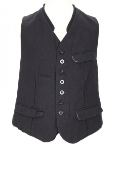 Klasica Coal Black 'Jennet' Waistcoat