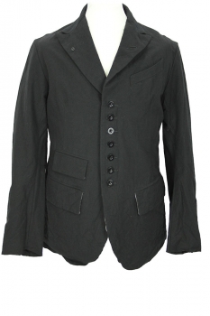 Klasica Coal Black 7 Button 'Locks' Jacket