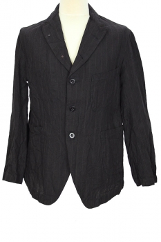 Klasica Black Stripe Kling Striped Jacket