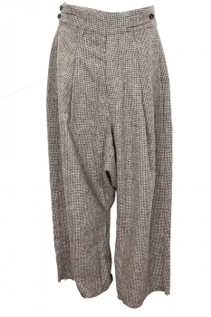 Marc Point Multi-colour check Low-drop crotch Trousers