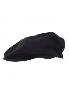 Marc Point Black 6 panel Peaked Hat