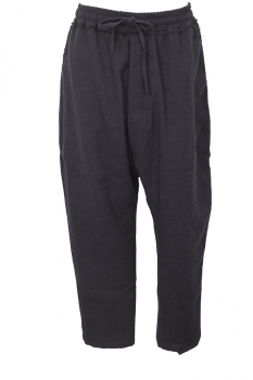 Marc Point Black Drawstring Trousers