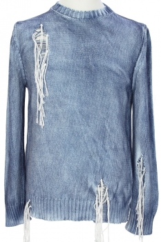 Marc Point Blue Check Knitwear
