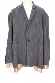 Marc Point Grey Pinstripe Single button Jacket