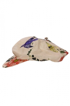 Marc Point Flora and Fauna Print Floral Peaky Hat