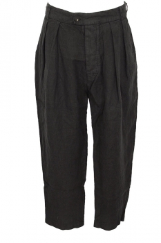 Marc Point Black Pleated Trousers
