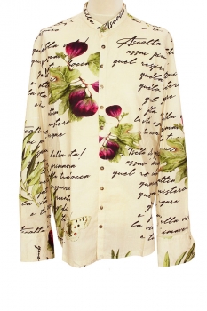 Marc Point Mixed Print Colours Shirt with changeable collar