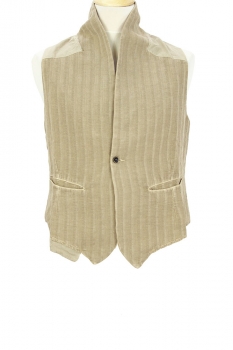 Marc Point Washed Light Khaki Single button washed  Waistcoat