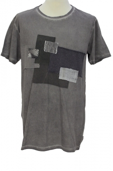 MarcandcraM Grey T Shirt with Appliqué