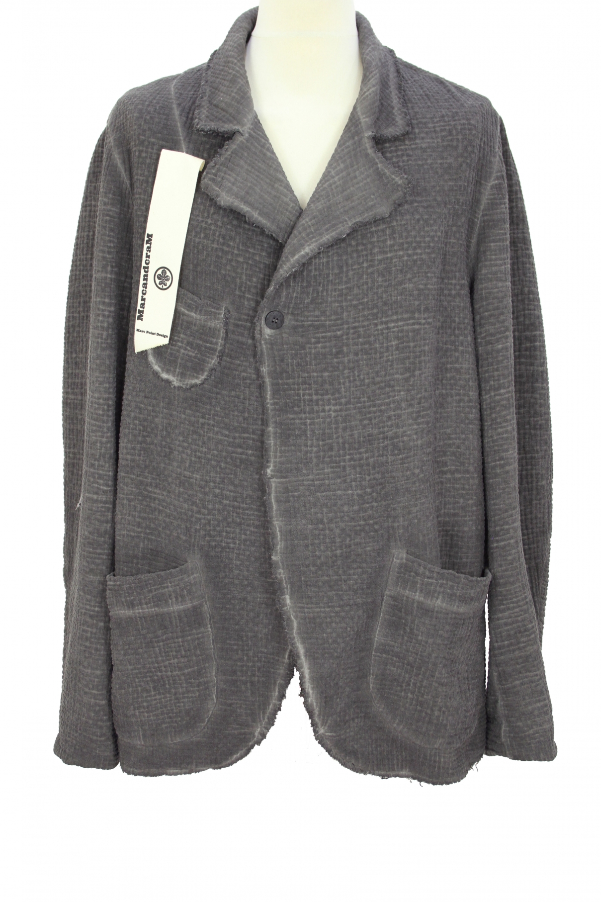 MarcandcraM Overdyed  Grey Soft fabric, oversized Jacket