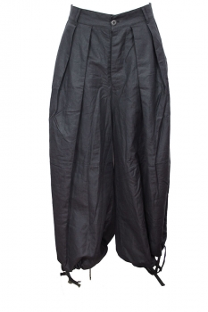 Mark Baigent Black Linen Tarana Trousers