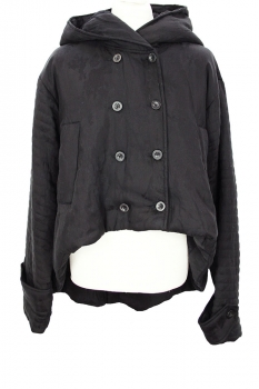 Mark Baigent Black Guhl Hooded Jacquard Jacket