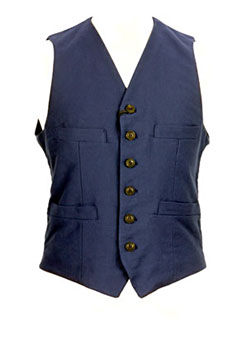 Nigel Cabourn Blue Waistcoat