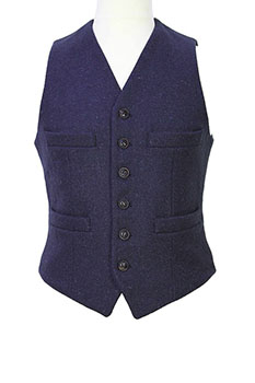 Nigel Cabourn Slate Blue Waistcoat