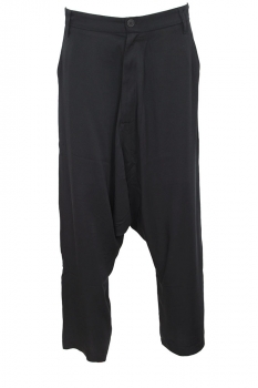 Pal Offner Black Low Drop Crotch Light Trousers