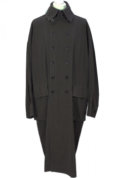 The Viridianne Olive Drab Dry Cotton Coat