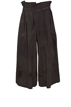 chiahung su Dark Grey & Lotus Strapped Wide legged Trousers