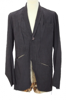 chiahung su Black Shawl Lapel Jacket