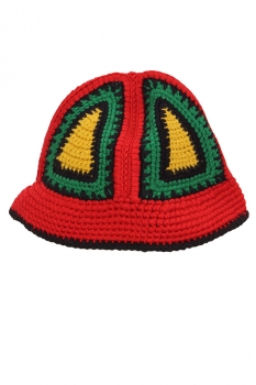 nicholas daley Red Crocheted Bucket Hat