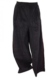 nicholas daley Black Corduroy Pleated Track Pants