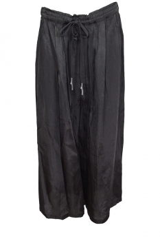 nudemm Black Wide Legged Trousers