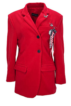 Barbara Bologna Red Jacket