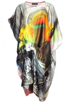 Barbara Bologna Mixed Print Arriccio Dress