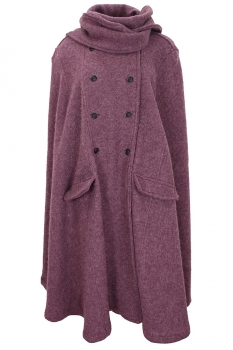 Barbara Bologna Plum Coat