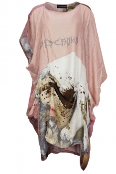 Barbara Bologna Mixed Print Colours Print 2 Piega Dress