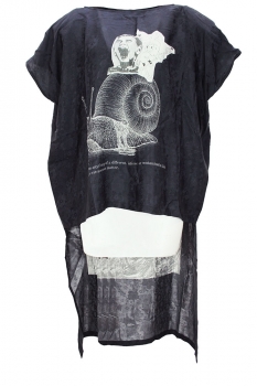 Barbara Bologna Black Print Print mini-tube Dress