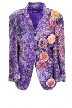 Barbara Bologna Mixed Print Colours Jacket