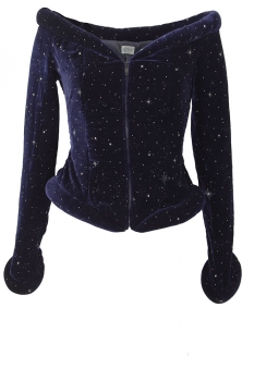  Midnight Blue with Stars Bustier