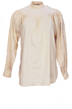 Willi Smith Cream Cotton Blouse