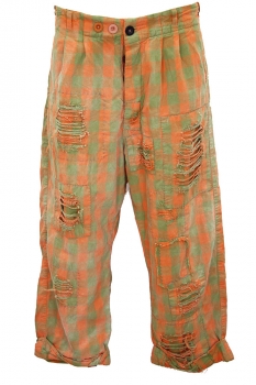 Magnolia Pearl Orange & Green Check Trousers