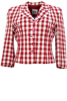  Red and White Check Jacket