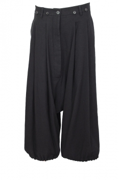 Rundholz Black Low-Drop Crotch  Pleated Trousers