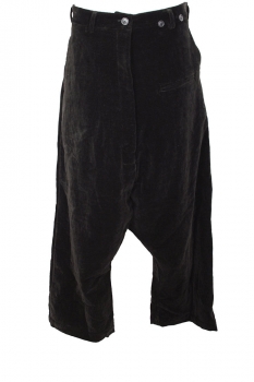 Rundholz Black Low drop crotch velvet Trousers