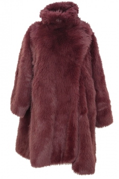 Rundholz Wood Oversized Faux-Fur Coat
